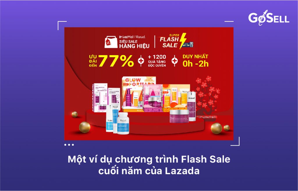 Flash sale vào dịp cuối năm 