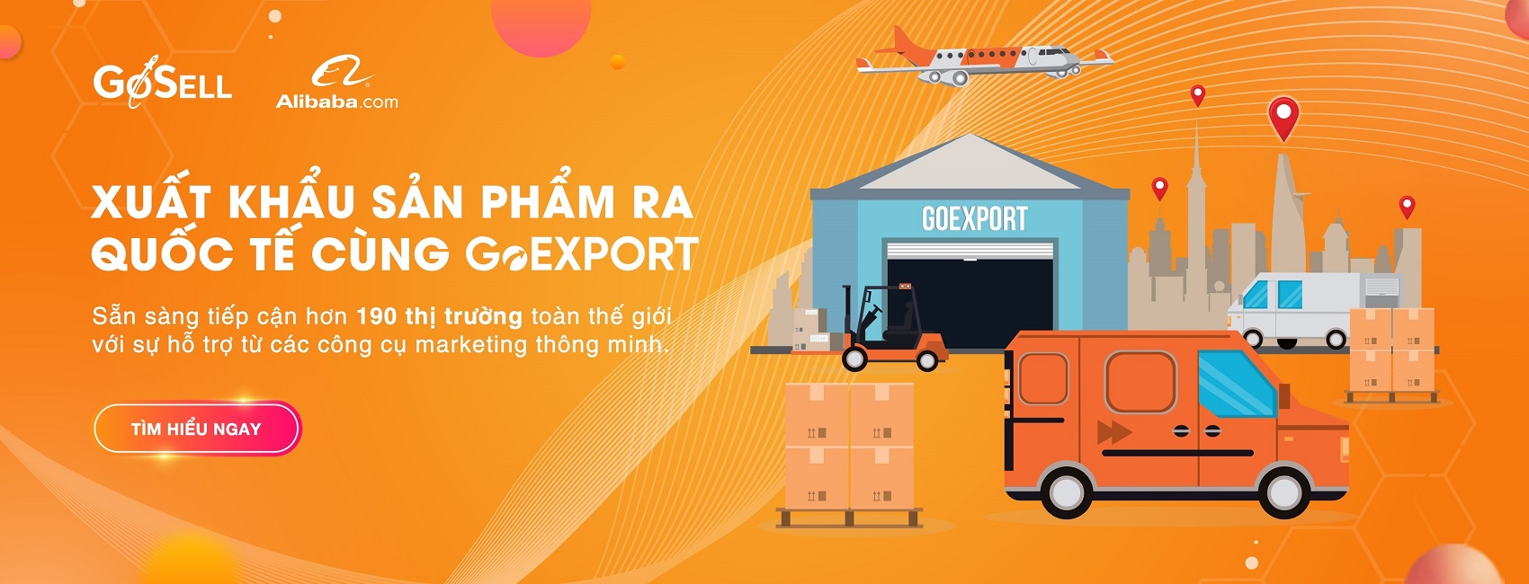 GoEXPORT hỗ trợ toàn diện cho doanh nghiệp muốn sử dụng nền tảng của Alibaba.com