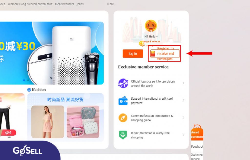 Cách đăng kí mua hàng trên Taobao