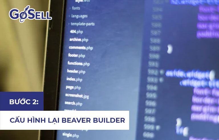 Cấu hình lại Beaver Builder