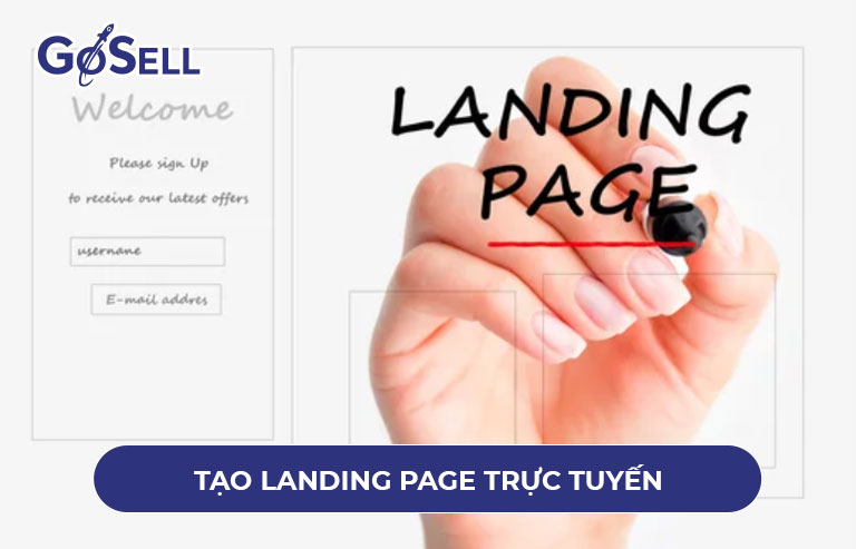 Tạo landing page online