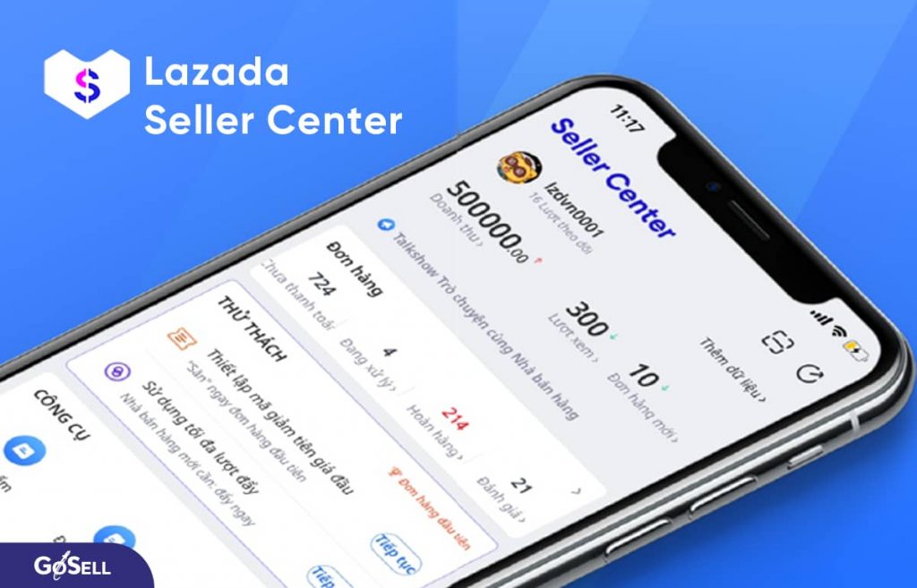 App bán hàng Lazada Seller