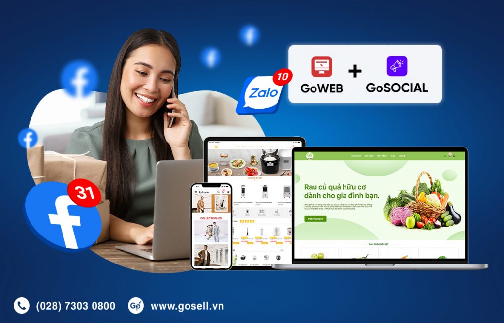 GoSELL sẽ giúp doanh nghiệp kinh doanh đồ ăn vặt online hiệu quả hơn